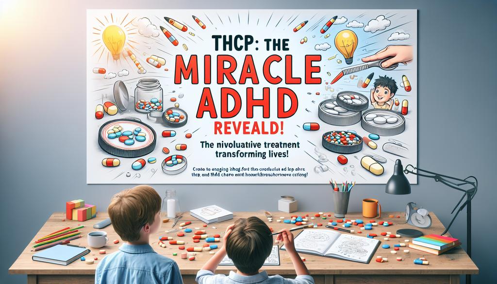 "Image d'illustration pour l'article sur le THCP, un traitement révolutionnaire du TDAH. Découvrez comment ce nouveau médicament change la vie de nombreux patients atteints du trouble de l'attention. Un espoir pour les personnes souffrant du TDAH."