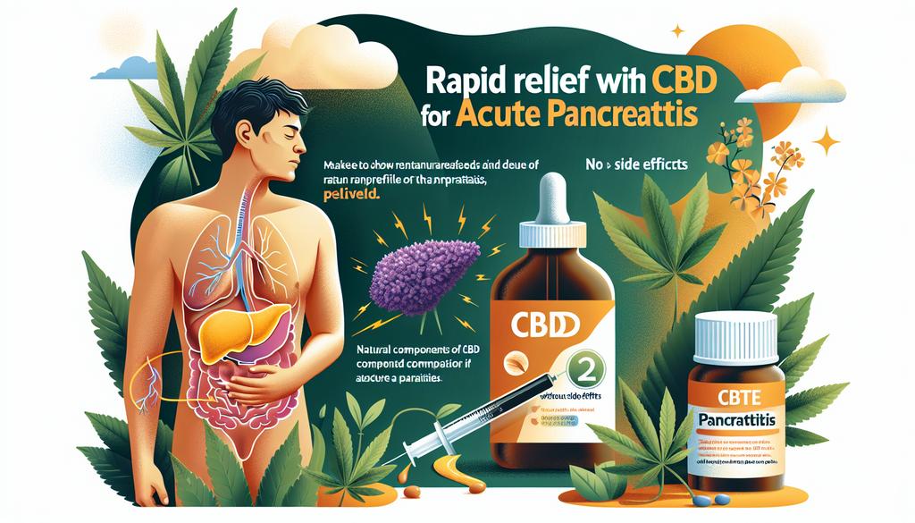 Soulagement rapide et naturel de la pancréatite aiguë avec le CBD