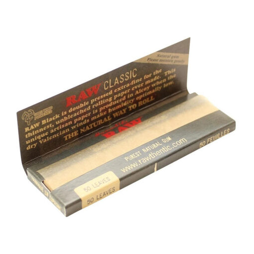 Feuilles Slim Extra Fines RAW Black - Feuille à Rouler – Image 2