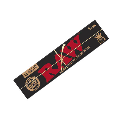 Feuilles Slim Extra Fines RAW Black - Feuille à Rouler