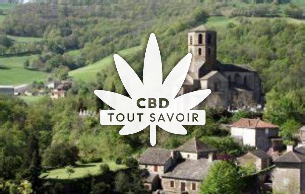 Village à Plaisance avec feuille Cannabis CBD