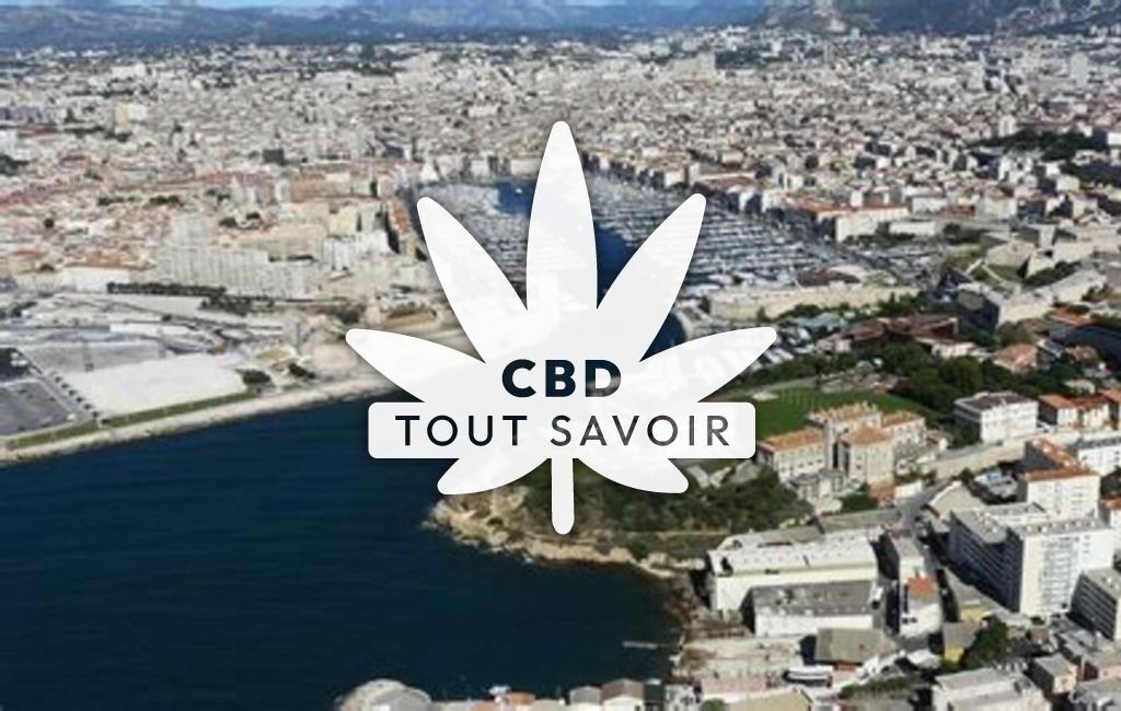 Village à Marseille-06 avec feuille Cannabis CBD