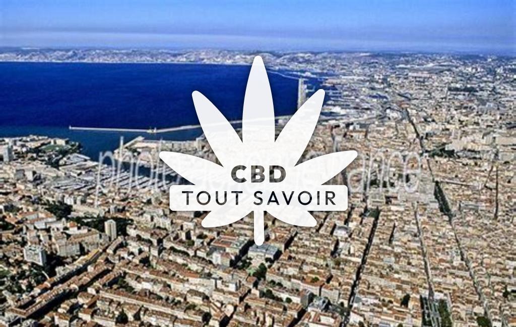 Village à Marseille-16 avec feuille Cannabis CBD