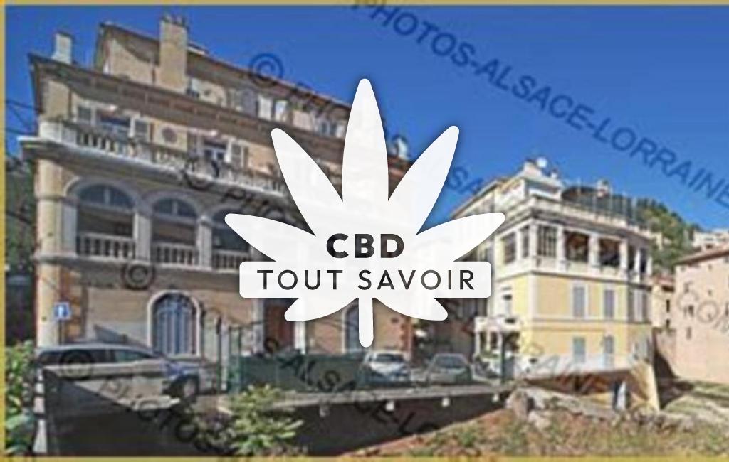 Village à Roquevaire avec feuille Cannabis CBD