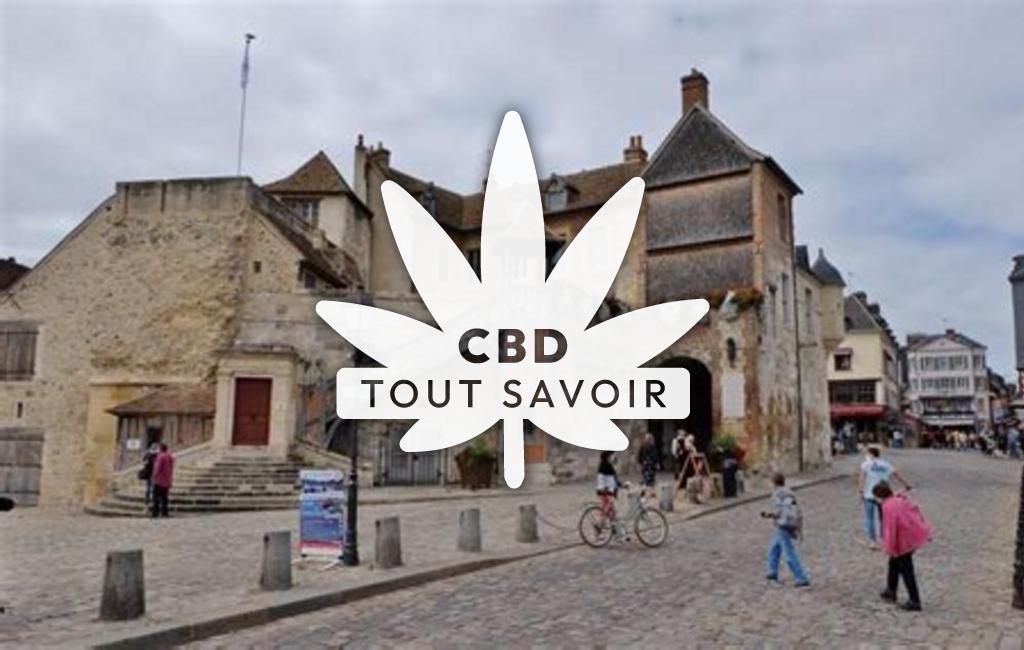 Village à Le-Theil-en-Auge avec feuille Cannabis CBD