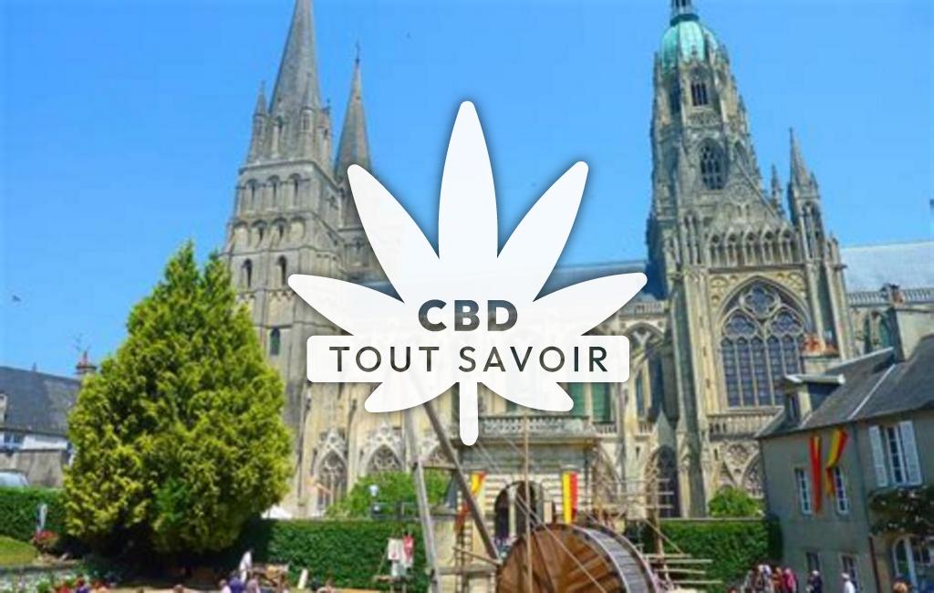 Village à Aurseulles avec feuille Cannabis CBD
