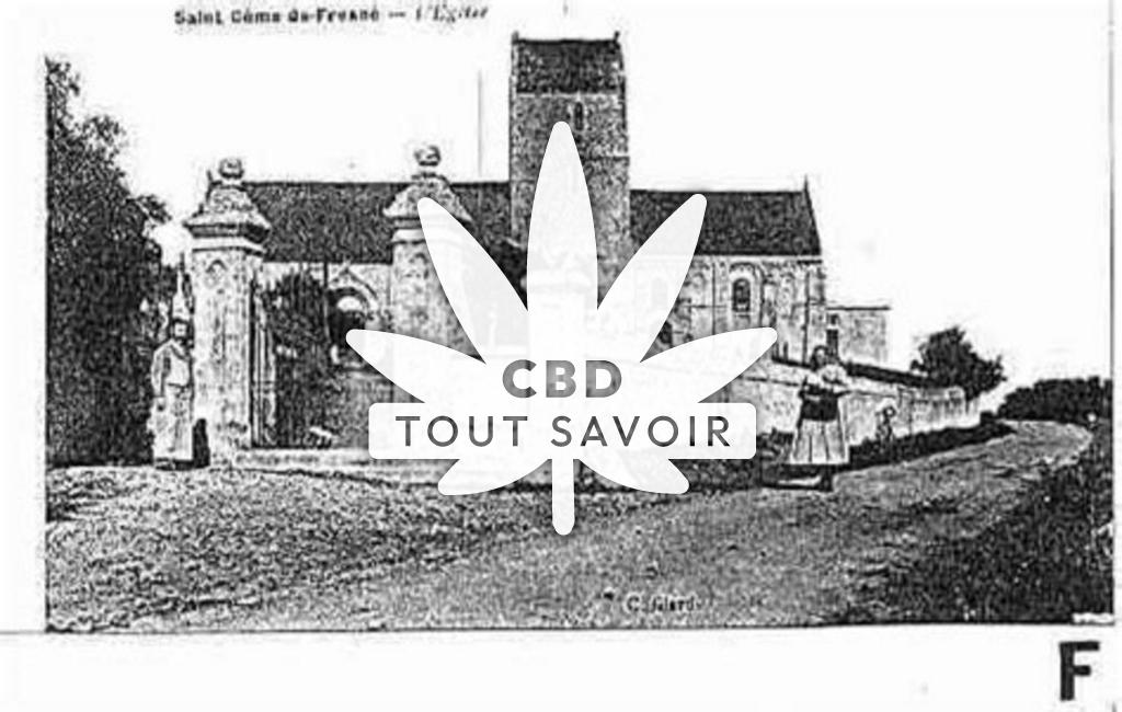 Village à Bonnemaison avec feuille Cannabis CBD