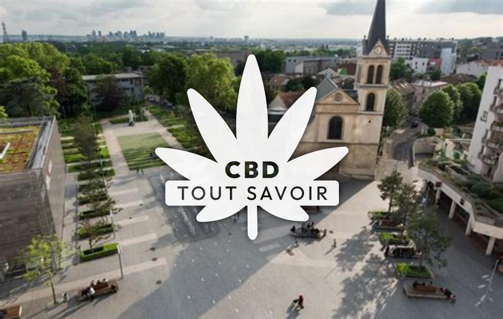 Village à Epinay-sur-Odon avec feuille Cannabis CBD