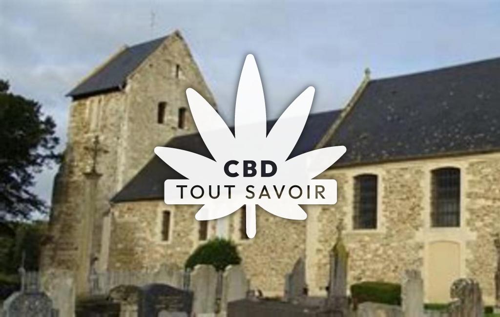 Village à Parfouru-sur-Odon avec feuille Cannabis CBD