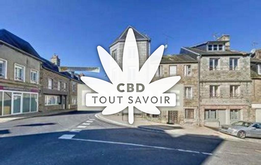Village à Le-Mesnil-Robert avec feuille Cannabis CBD