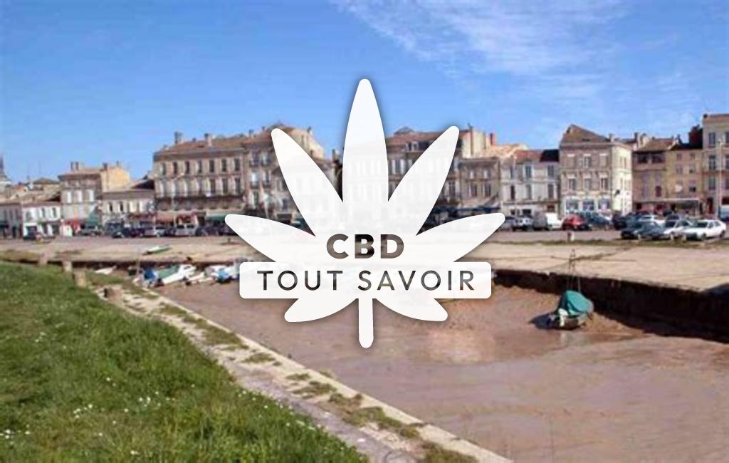 Village à Blay avec feuille Cannabis CBD