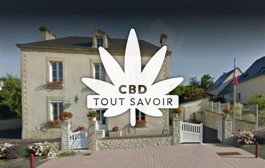 Village à Subles avec feuille Cannabis CBD