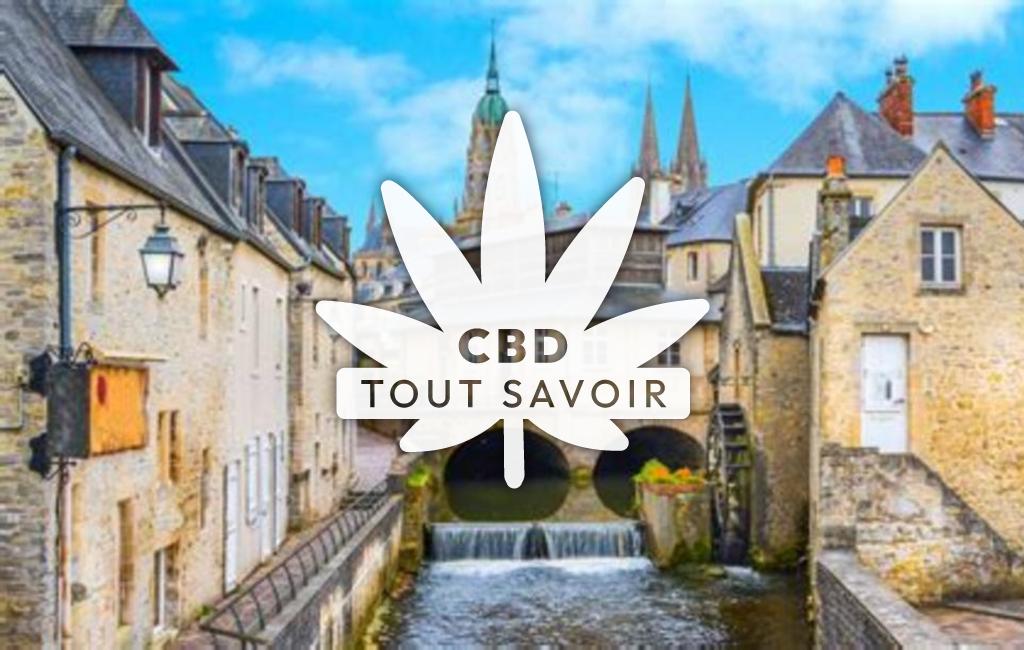 Village à Sully avec feuille Cannabis CBD