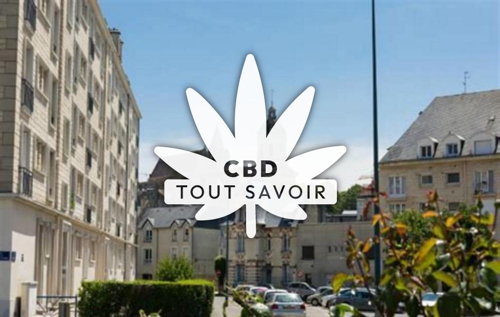 Village à Vaucelles avec feuille Cannabis CBD