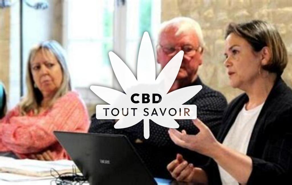 Village à Ponts-sur-Seulles avec feuille Cannabis CBD