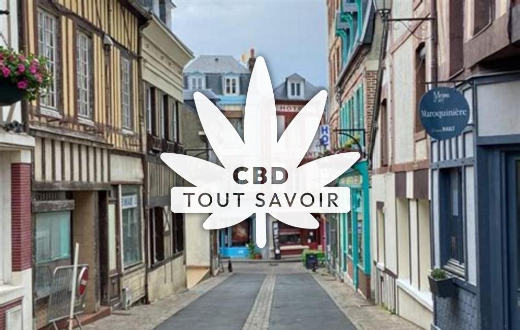Village à Le-CaSaintelet avec feuille Cannabis CBD
