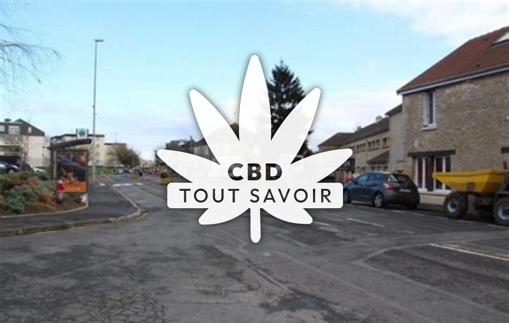 Village à Blainville-sur-Orne avec feuille Cannabis CBD