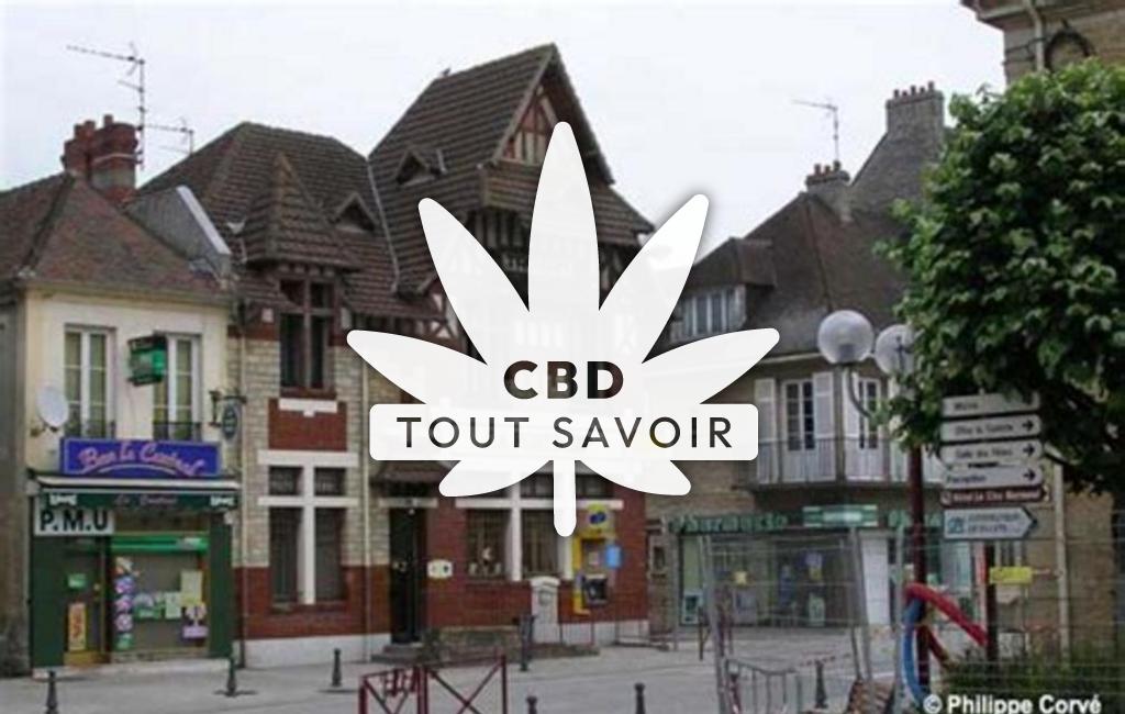 Village à Troarn avec feuille Cannabis CBD