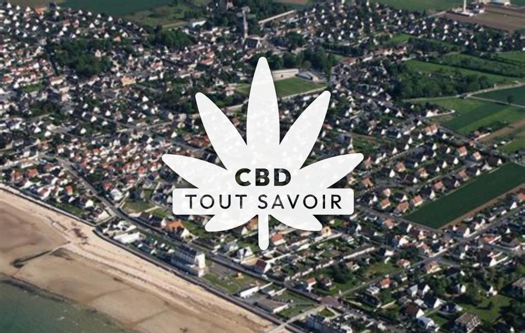 Village à Langrune-sur-Mer avec feuille Cannabis CBD