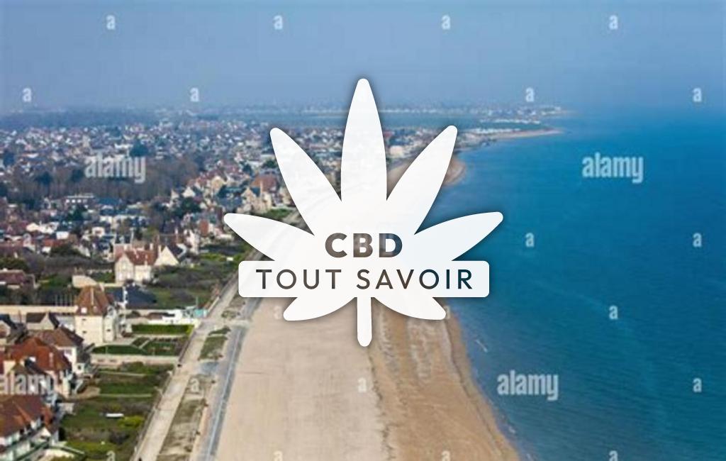 Village à Hermanville-sur-Mer avec feuille Cannabis CBD