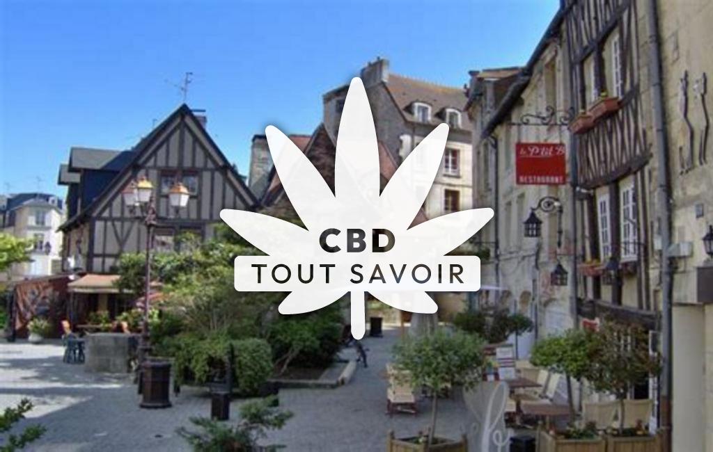 Village à Vieux avec feuille Cannabis CBD