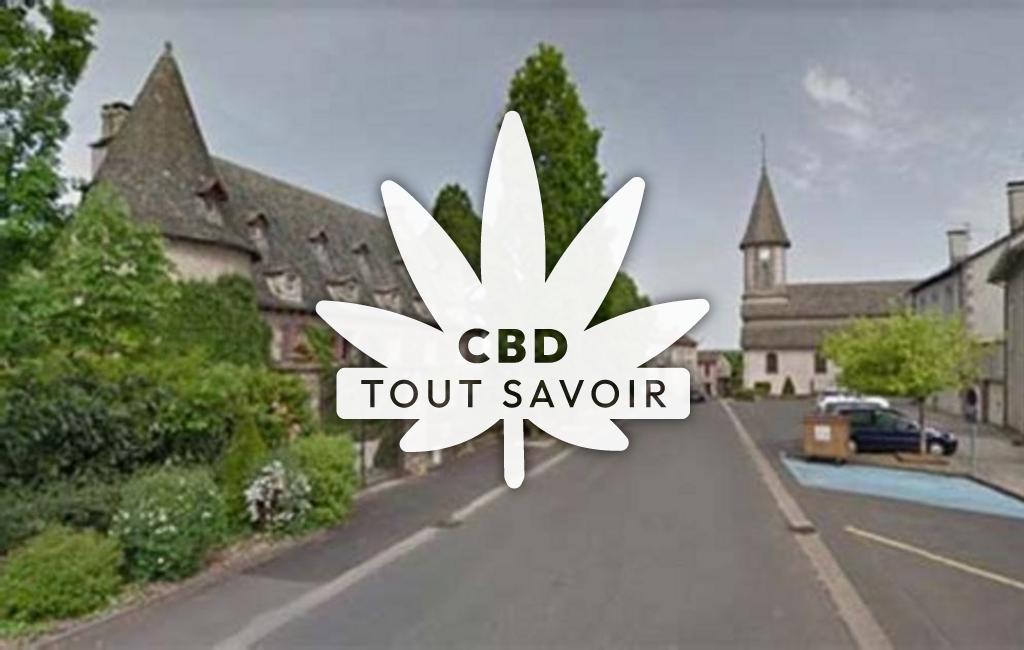 Village à Ytrac avec feuille Cannabis CBD