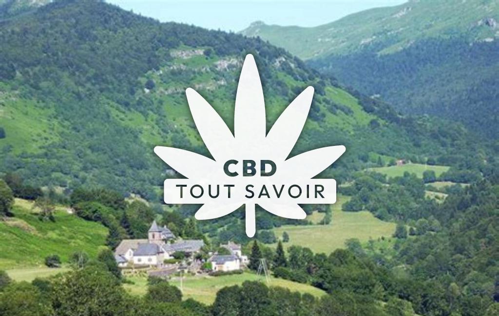 Village à Le-Fau avec feuille Cannabis CBD