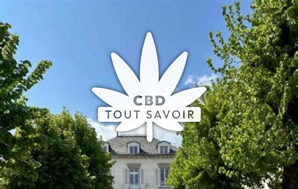 Village à MarchaSaintel avec feuille Cannabis CBD