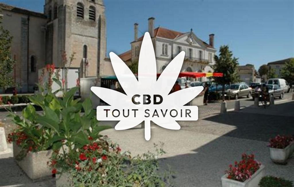 Village à Vars avec feuille Cannabis CBD