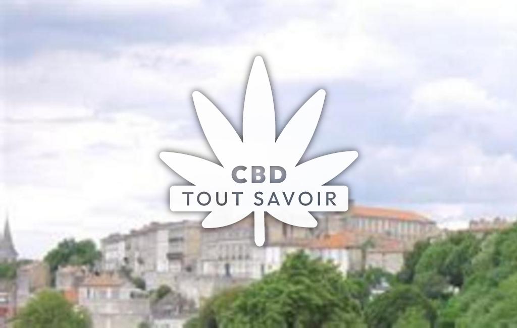 Village à Vervant avec feuille Cannabis CBD
