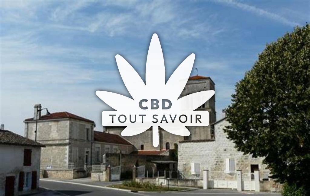 Village à Vindelle avec feuille Cannabis CBD