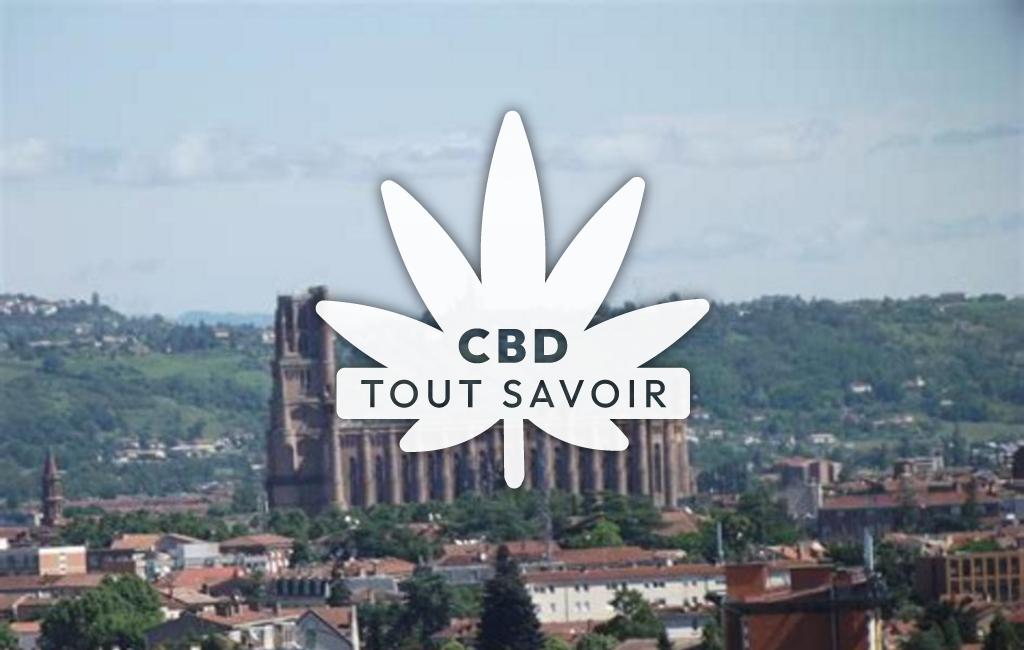 Village à Bernac avec feuille Cannabis CBD