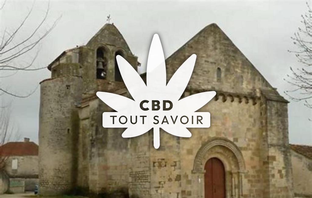 Village à Ballans avec feuille Cannabis CBD
