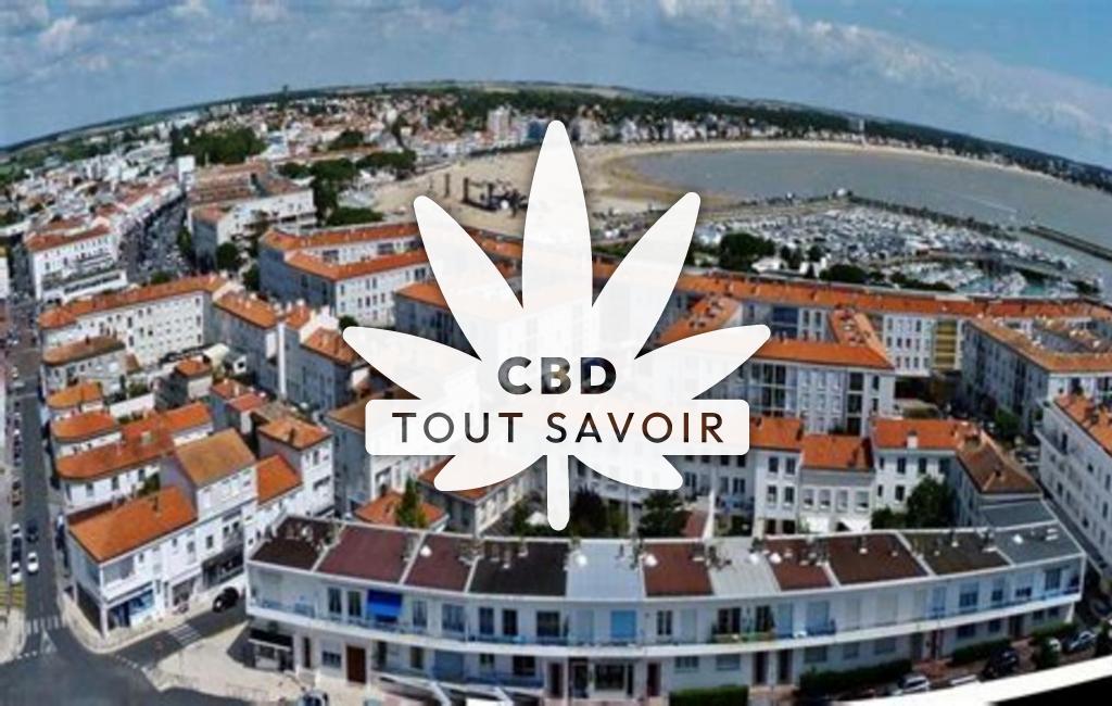 Village à Royan avec feuille Cannabis CBD
