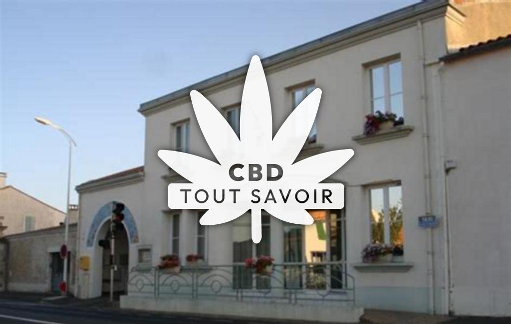 Village à Clavette avec feuille Cannabis CBD