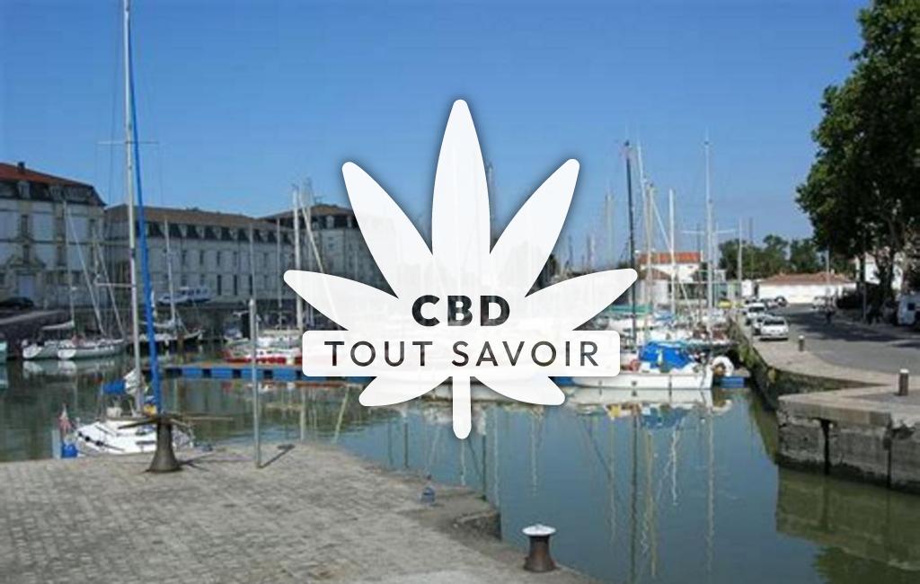 Village à Sainte-Soulle avec feuille Cannabis CBD