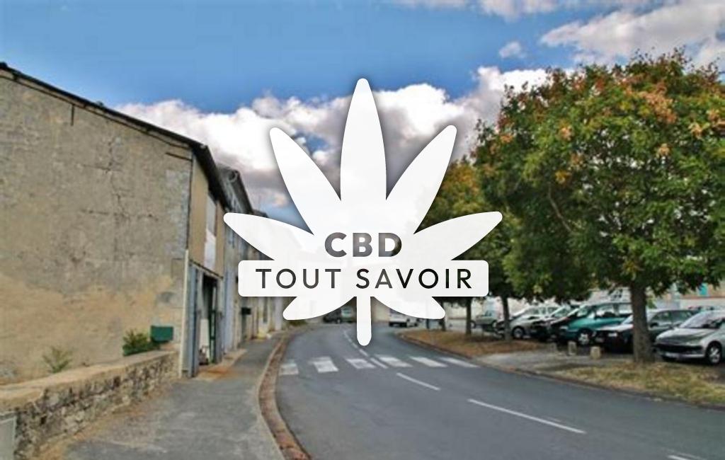 Village à Les-Nouillers avec feuille Cannabis CBD