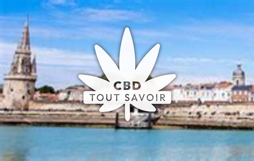 Village à Bignay avec feuille Cannabis CBD
