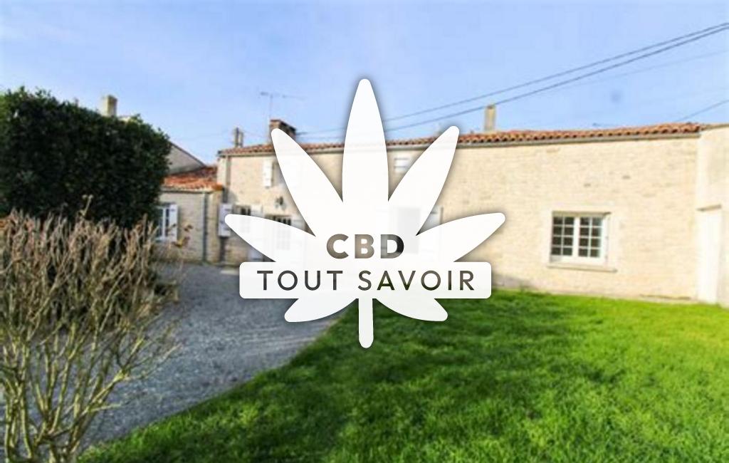 Village à Essouvert avec feuille Cannabis CBD
