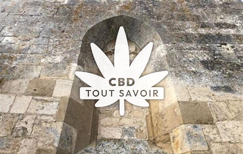 Village à Les-Eglises-D'Argenteuil avec feuille Cannabis CBD