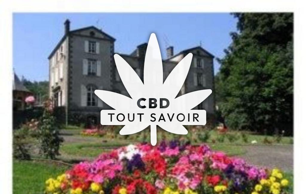 Village à Ternant avec feuille Cannabis CBD