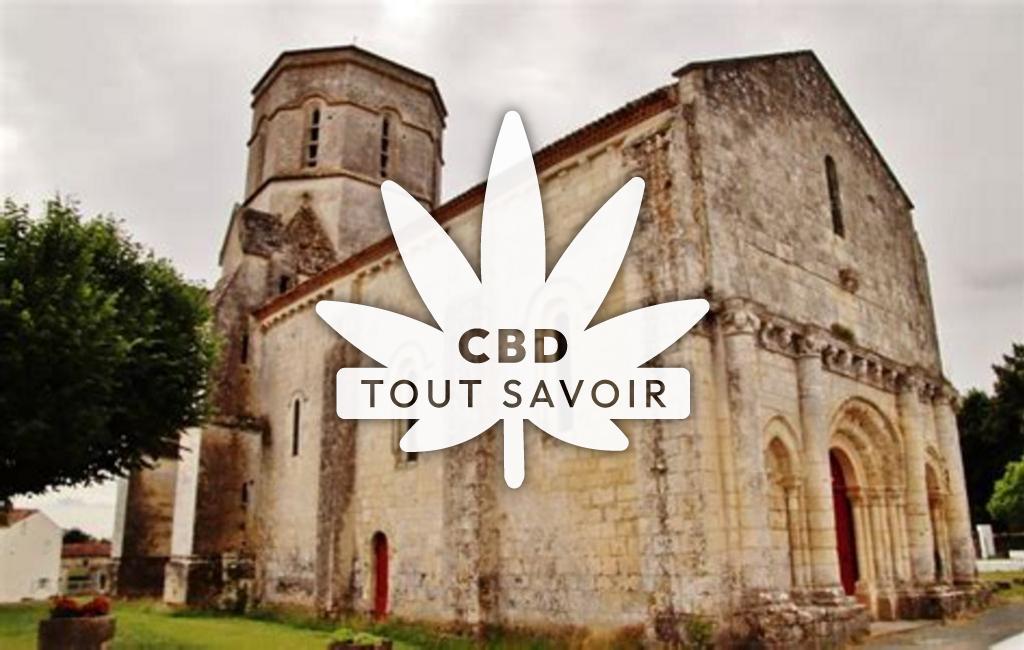 Village à Retaud avec feuille Cannabis CBD