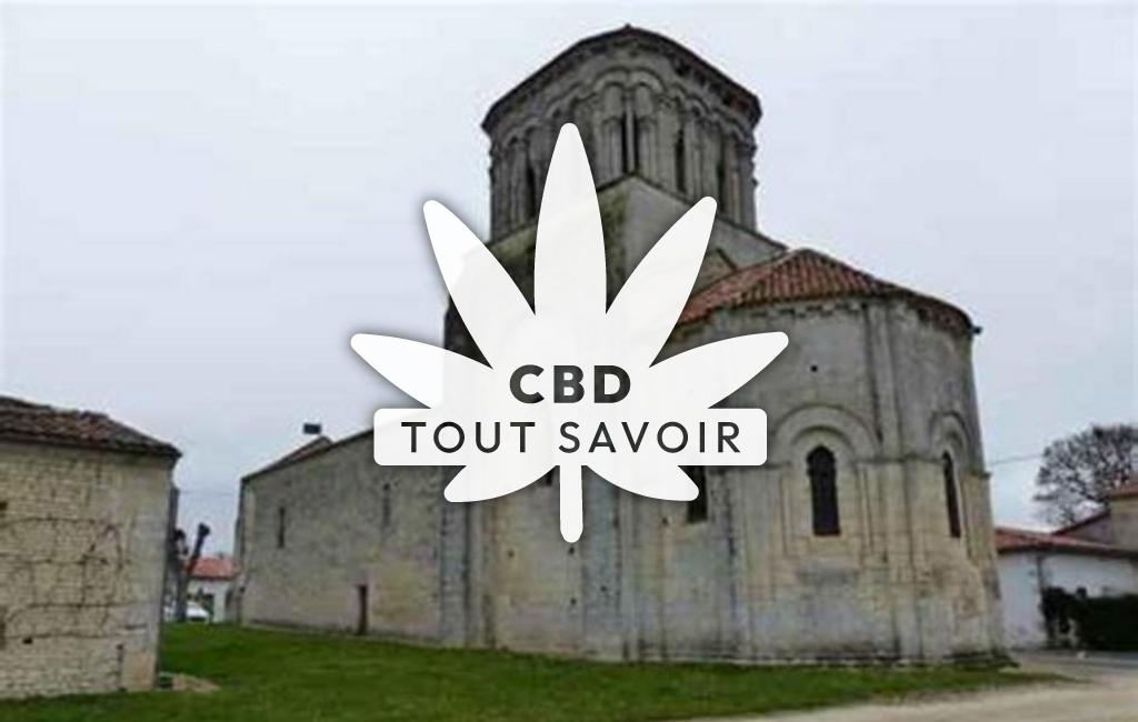 Village à Reaux-sur-Trefle avec feuille Cannabis CBD