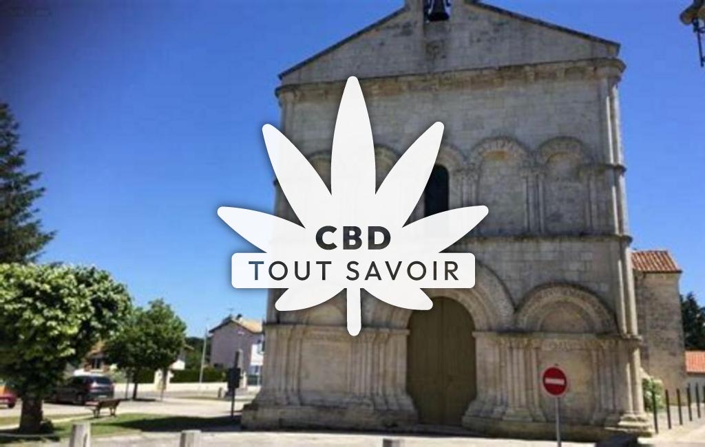 Village à Medis avec feuille Cannabis CBD