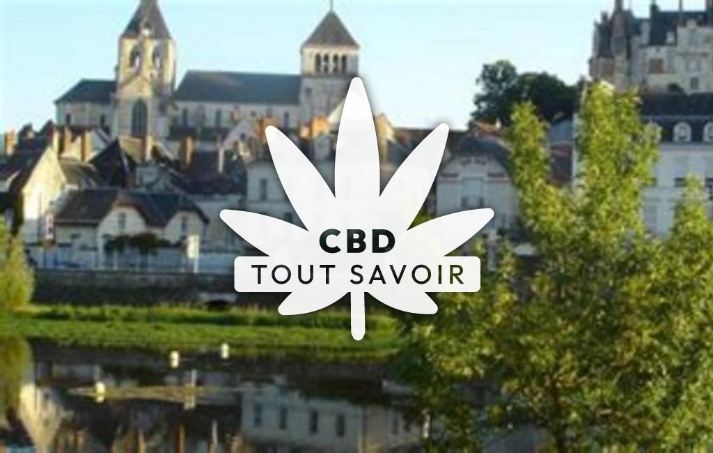 Village à Saint-Agnant avec feuille Cannabis CBD
