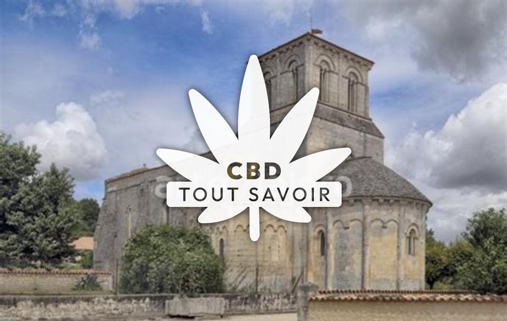 Village à Marignac avec feuille Cannabis CBD