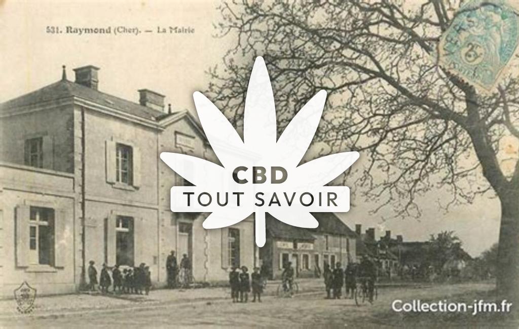 Village à Raymond avec feuille Cannabis CBD