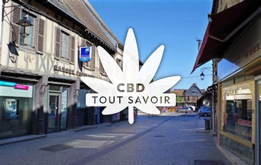 Village à Dampierre-en-Crot avec feuille Cannabis CBD
