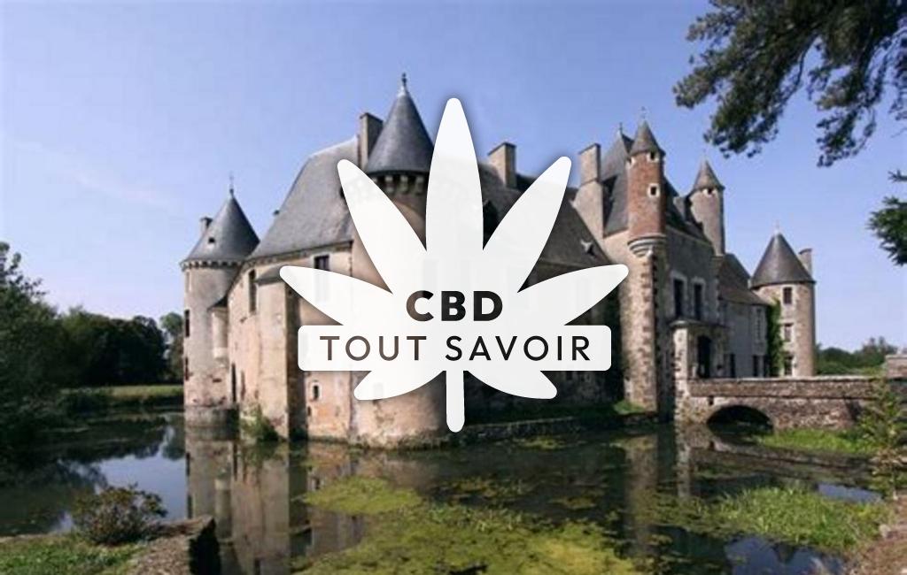 Village à Le-Noyer avec feuille Cannabis CBD