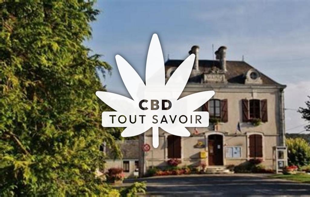 Village à Feux avec feuille Cannabis CBD